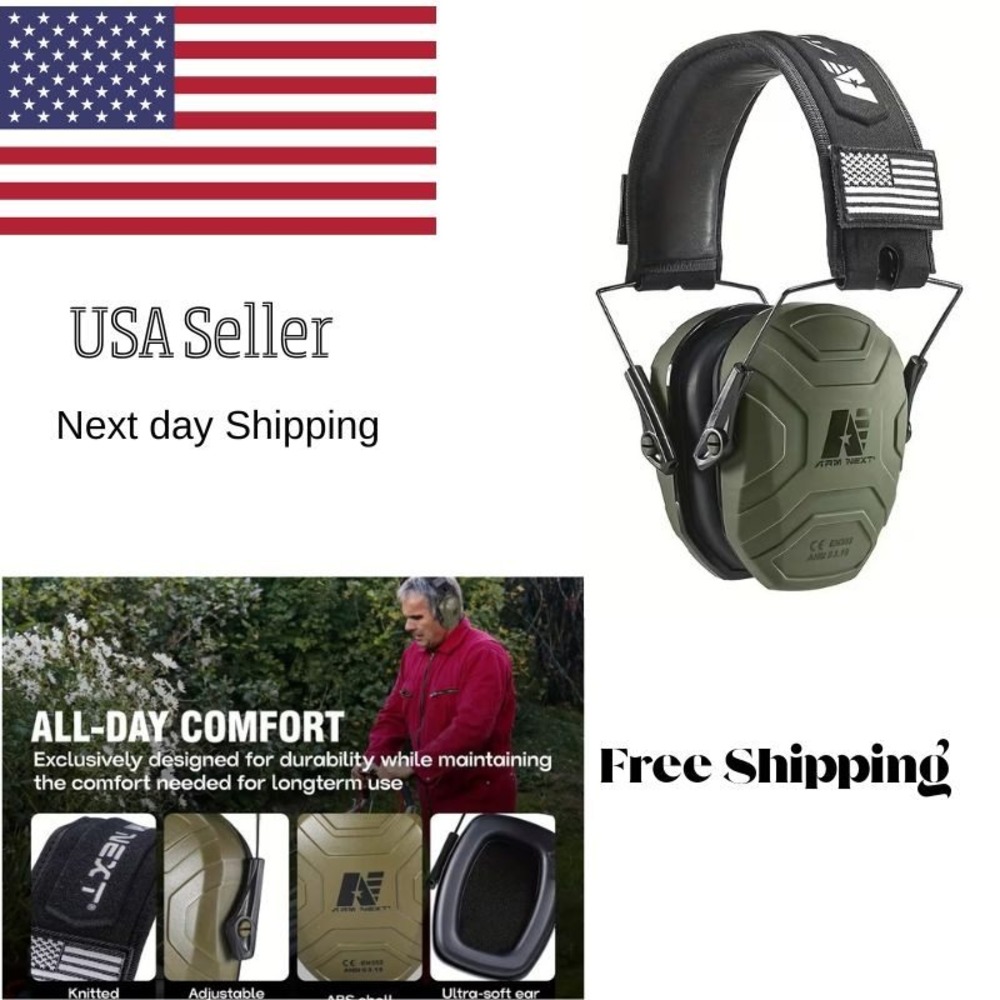 ARM NEXT V40 Tactical Hearing Protection Ear Muffs Noise‎ Reduction Work Shoot